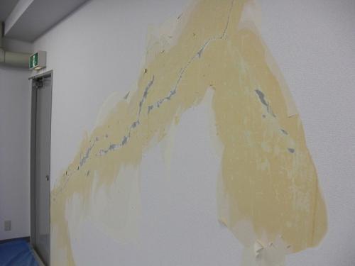 千代田区　Ｋビル外壁・内壁クラック補修工事