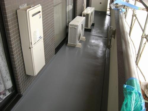 大田区　Ｓマンションバルコニー防水工事